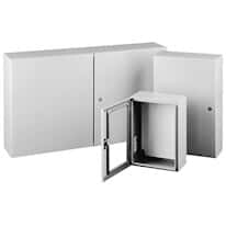 nVent Hoffman CSD20168LG Concept Steel NEMA 4/12 Enclosure, 1/4-Turn, 20x16x8"