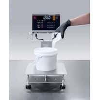 Ohaus i-D61XWE150K1L7 Defender 6000 Advanced Washdown Scale, 300 lb x 0.02 lb, Stainless Steel Indicator 