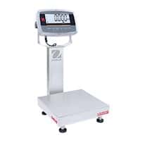 Ohaus i-D61PW50WQR6 Defender® 6000 Hybrid Washdown Scale, 100 lb x 0.005 lb, 12 x 12" Base, Polycarbonate Indicator 