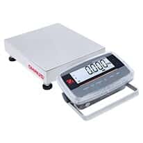 Ohaus i-D61PW12WQS5 Defender® 6000 Hybrid Washdown Scale, 25 lb x 0.001 lb, 10 x 10" Base, Front Mount Polycarbonate Indicator