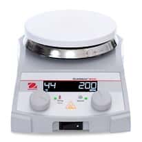 Ohaus Guardian 3000 e-G31HSRDS Digital Stirring Hot Plate, 5.3" dia, Ceramic Coated Stainless Steel; 230 VAC