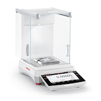 Ohaus EXP125/AD Explorer Plus™ EXP Series Semi-Micro Balance, 120g x 0.01mg, Auto-Draftshield, Touch Screen, 15 Application Modes