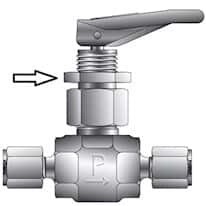 Parker Hannifin 6-PANEL-NUT-SS Panel Nut for 3/8" Needle Valve