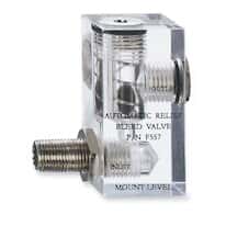 Plas-Labs 800-PRV Glove Box Pressure Relief Valve, 1/8" NPT Stainless Steel