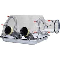 Plas-Labs 815-PGB La Petite Glove Box, 31.5" Wide; 110 VAC