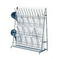 Poxygrid H18805-0000 12-Place Epoxy-Coated Steel Labware Drain Stand, 1/Pk