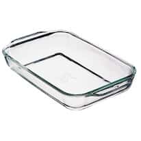 Pyrex Brand 3175 Glass Drying Tray, 272mm L x 179mm W x 50mm H; 4/Cs