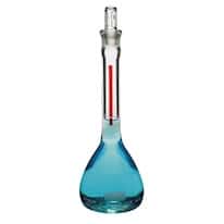 Pyrex Brand 5660 Lifetime Red™ Class A Volumetric Flask; 100 mL; 12/CS