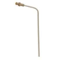 QLA Bent PEEK Cannula Compatible with Agilent, VanKel, and Varian Dissolution Apparatus, for 900 mL vessel, 4.75"L, 1/8" OD; PEEK Luer Lock