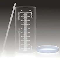 Raven Environmental C-10102 Settlometer Kit, Acrylic, Dual Scale % Solids and SSV, 1.4 L