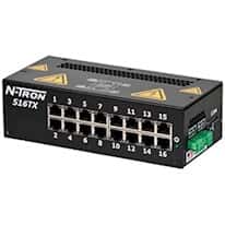 Red Lion 516TX N-Tron Unmanaged Industrial Ethernet Switch, 16 Port; TX