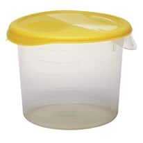 Rubbermaid 5720-24 Storage Container with Handles, Clear PP, 2 quart