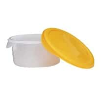 Rubbermaid 5725 YELLOW Yellow LDPE Lid for 63511-05/-07 and 63512-05/-07; 12/PK