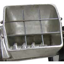 Replacement tooth feed, for dry material