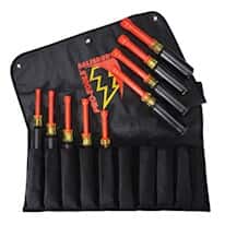 Salisbury by Honeywell S25922 9 Piece Insulated Nut Driver Set