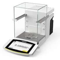 Sartorius MCA116S-3S00-D QP99 HWL Cubis® II High-Capacity Micro Balance, 111g x 0.002mg; Software Package, Activated Ionizer, Motorized Draft Shield