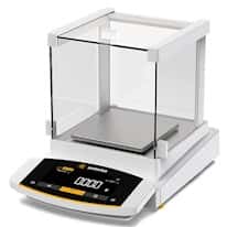 Sartorius Cubis II Precison Balance, 3200 g x 1 mg, with Manual Glass Draft Shield; 100 to 240 VAC, 50/60 Hz