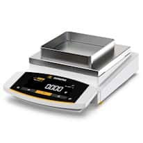 Sartorius Cubis II Precision Balance, 3200 g x 1 mg, with Removable Flat Stainless Steel Draft Shield; 100 to 240 VAC, 50/60 Hz
