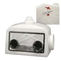 Scienceware H50028-2000 LDPE Glove Box; Acrylic Window; 20" long, 6" Wide Neoprene Gloves, No Gas Port