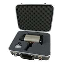 Shimpo Portable Stroboscope Kit, 40 to 35,000 fpm, with Rechargeable Battery, Spare Flashtube, and Protective Carrying Case