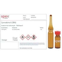 Spex S-10242 Cannabinol (CBN) DEA Controlled Substance, 1,000 µg/mL; 1 mL