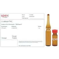 Spex S-10260 (-)-delta9-THC DEA Controlled Substance, 1,000 µg/mL; 1 mL