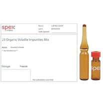 Spex USP-RS-C3A-R1 23 Organic Volatile Impurities Mix, USP <467>, 1,000 µg/mL; 1 mL