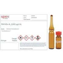 Spex 8100-A Polynuclear Aromatic Hydrocarbon (PAH) Mix A, 2,000 µg/mL; 1 mL
