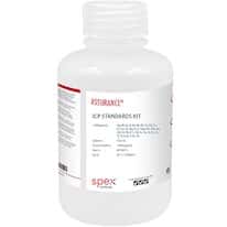 Spex ICP-KIT-1 Assurance® Grade Standards Kit, 1,000 µg/mL (1,000 ppm) for Inductively Coupled Plasma (ICP) Analysis, 125 mL