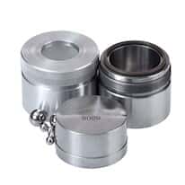 Spex SamplePrep Round-Ended Stainless Steel Vial Set