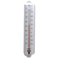 Taylor 1105J Vertical Metal Wall Thermometer, 12" , -30F to 120F