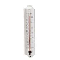 Taylor 1106J Vertical Metal Wall Thermometer, 12" , -50F to 70F