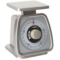 Taylor TS50 Heavy-Duty Mechanical SS Food Scale, 50 lb x 4 oz. Rotating Dial