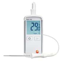 Testo 0563 0108 Waterproof Thermocouple Thermometer, -58 to 572F, Type T and K, IP65 Rated