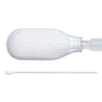 Texwipe TX761D ESD-Safe Alpha® Polyester Knit Swabs with Long Handle, Non-Sterile; 100/bag.