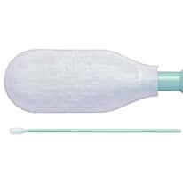 Texwipe TX762 Cleanroom Swab, 0.66"L Knit Polyester Tip, PP Handle; 100/Pk