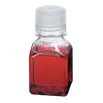 Thermo Scientific Nalgene 2015-0125 Polycarbonate Graduated Square Bottle, 125 mL, 6/pk