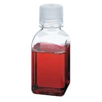 Thermo Scientific Nalgene 2015-0500 Polycarbonate Graduated Square Bottle, 500 mL, 4/pk
