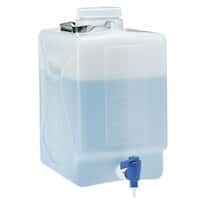 Thermo Scientific Nalgene 2321-0020 Autoclavable Rectangular Carboy with Spigot PP, 9 L, 6/Cs