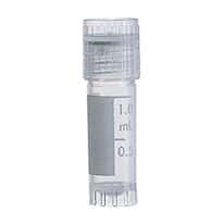 Thermo Scientific Nalgene 5000-0020 Cryogenic Vial, Sterile, Polypropylene, External Thread, 2 mL; 25/Pk