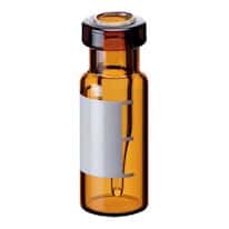 Thermo Scientific SureSTART™ Certified Snap Cap Autosampler Vials, Amber Glass, Level 2, 2 mL; 100/PK