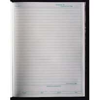 Thermo Scientific Nalgene 6301-2000 Case Bound Lined Paper Lab Notebook; 1/Pk