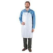 Total Source APP0280-42 Polyethylene-Coated Polypropylene Aprons, 24" x 42"