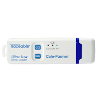 Traceable Single-Use Ultra-Low Temperature/Dry Ice Data Logger