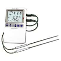 Traceable High-Accuracy Fridge/Freezer Thermometer; 2 Stainless Steel Probes