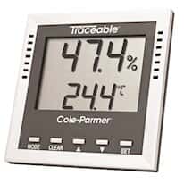 Traceable Digital Thermohygrometer with Dew Point and Wet-Bulb