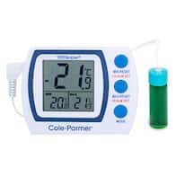 Traceable Refrigerator/Freezer Plus Thermometer; 1 5-mL Vaccine Bottle Probe