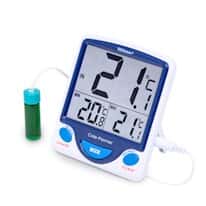 Traceable Jumbo Fridge/Freezer Digital Thermometer; 1 5-mL Vaccine Bottle Probe