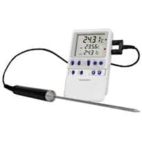 Traceable High-Accuracy Ultra-Low Freezer Digital RTD Thermometer; 1 Stainless Steel Probe