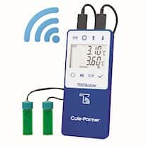 Traceable Wi-Fi Data Logging Refrigerator/Freezer Thermometer Compatible with TraceableLIVE® Cloud Service; 2 Vaccine Probes